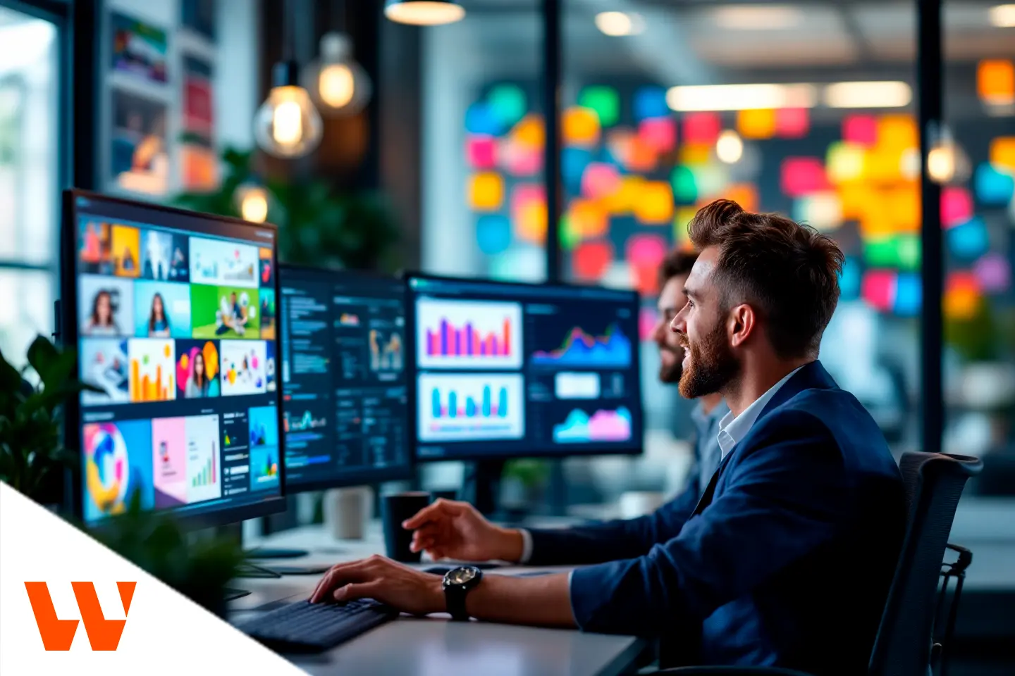 Equipe da Wolf monitorando campanhas digitais e resultados de marketing em tempo real