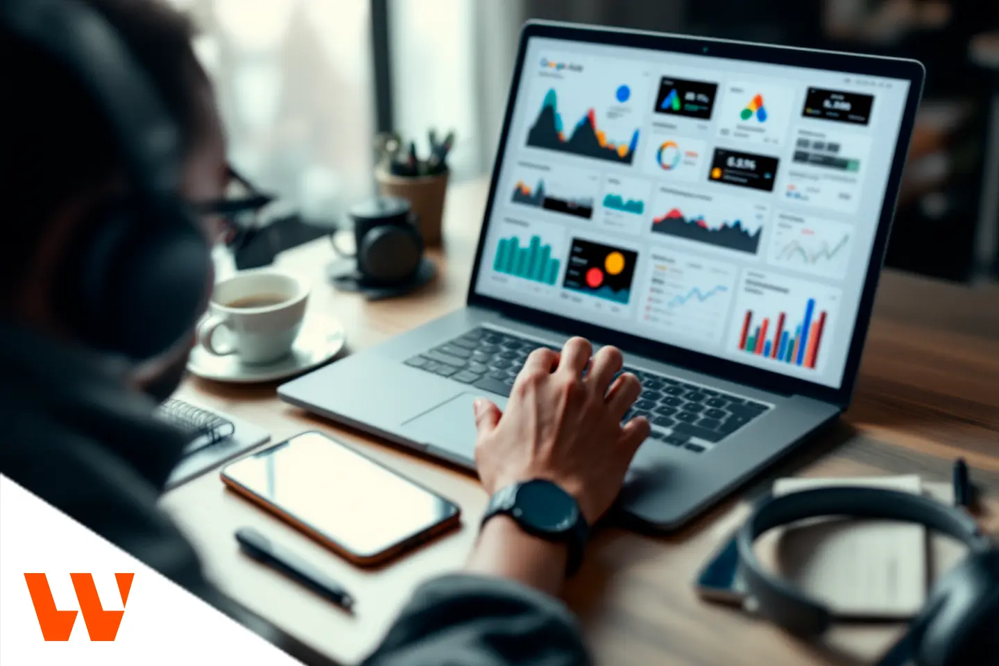 alt: médico analisando métricas de tráfego pago para médicos no Google Ads