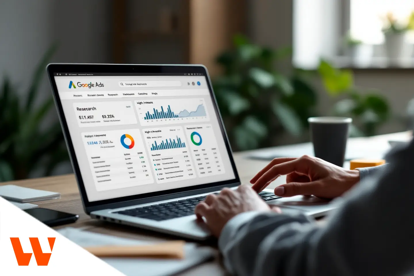 Pessoa analisando gráficos de desempenho no notebook durante estratégia de retenção pós Black Friday.